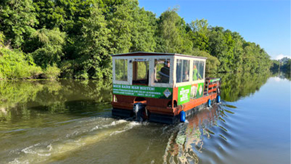 Floßfahrt auf der Lahn