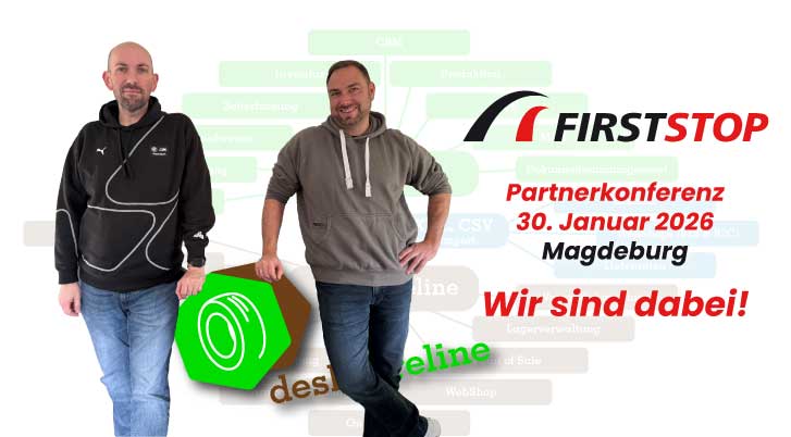 desk.tyreline live auf der First Stop Partnerkonferenz 2026 in Magdeburg