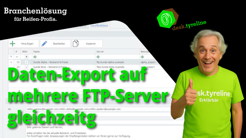 Bestands- und Preislisten automatisch verteilen