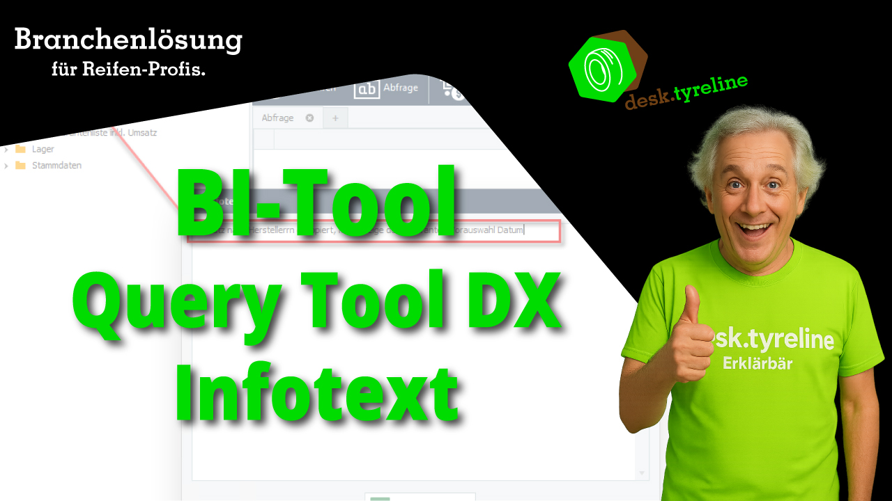 Query Tool DX: Infotexte für Abfragen hinterlegen